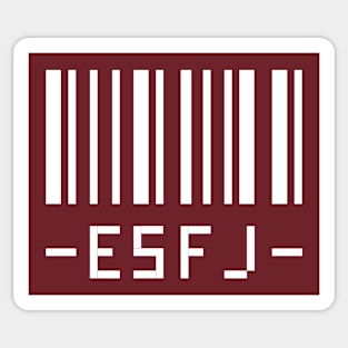 -ESFJ- Barcode Sticker